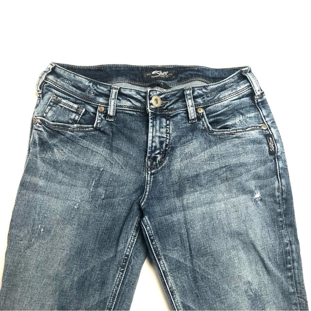 Silver Jeans Sam Women's Blue Denim W27 X L27 - Picture 5 of 7